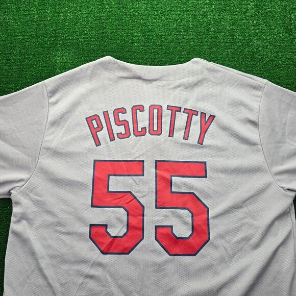 St‎ Louis Cardinals Jersey Mens XL Gray Button Up #55 Piscotty MLB Baseball - Picture 9 of 9